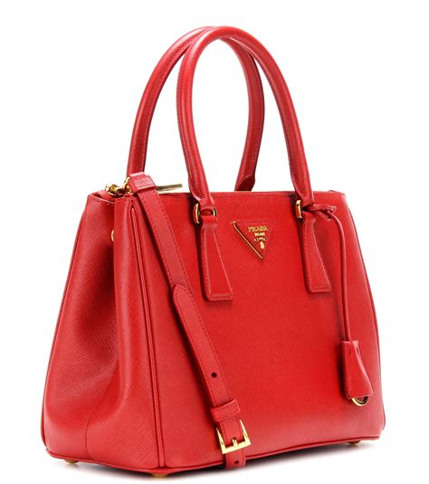 prada small red handbag